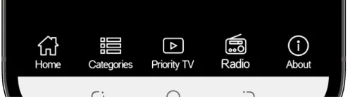 The old navigation bar