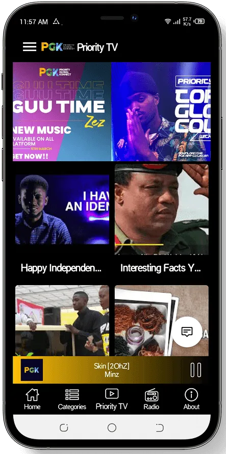 The old Priority TV page